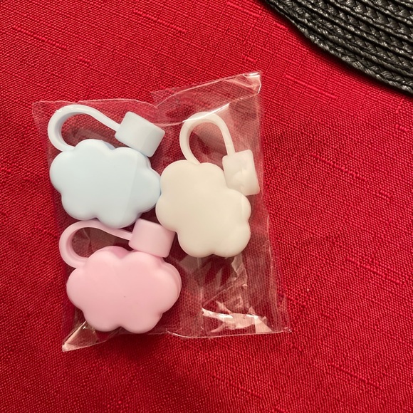 3 pcs cloud straw toppers - Picture 2 of 2